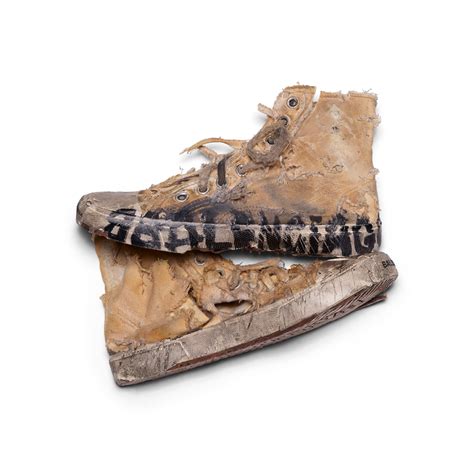 balenciaga selling destroyed shoes.